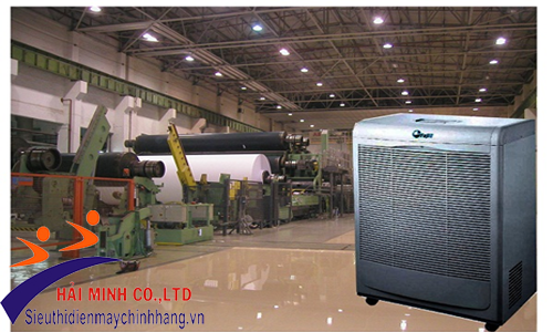 Máy hút ẩm công nghiệp không thể thiếu trong lĩnh vực sản xuất như: giấy, dược phẩm..